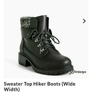Torrid Sweater Top Hiker boot